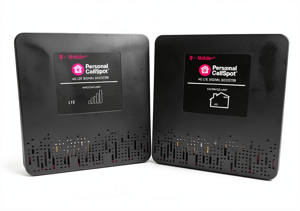 T-Mobile CellSpot 4G LTE Signal Booster in a home office setting