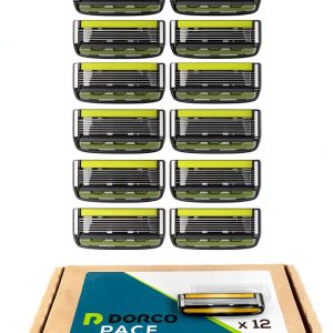 Dorco Pace 6 Pro Razor Men Cartridge 6 Blades-0