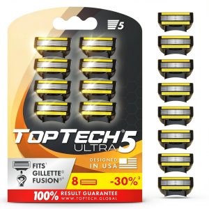 TopTech Mens Cartridge Razor 5 Blade Precision-0