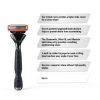 6 Blade DORCO Men's Razor with Lubricating Strip-5