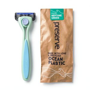 Recycled Ocean Plastic Razor by POPI 5 Blade-0