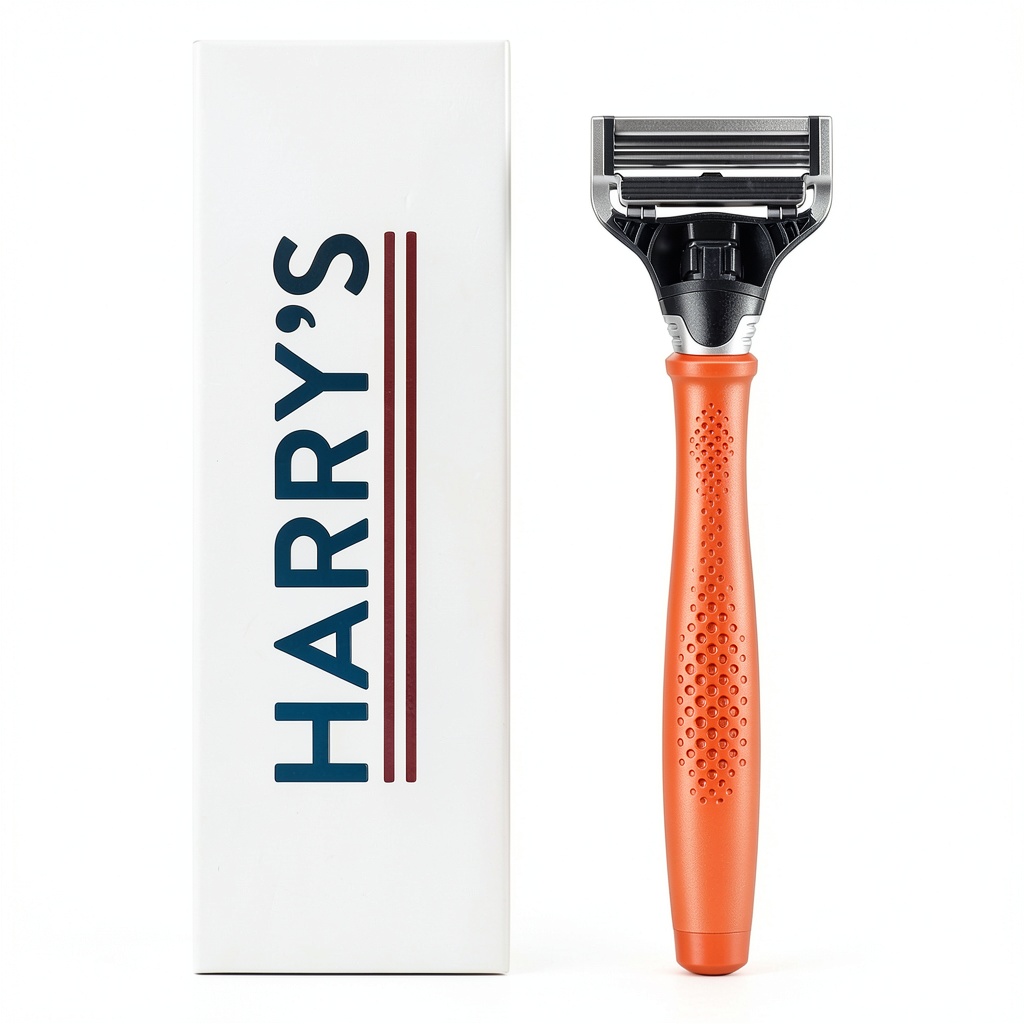 Harry's Truman razor handle with rubberized grip