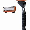 6 Blade DORCO Men's Razor with Lubricating Strip-1